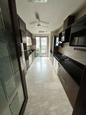 Kitchen in 4 BHK Builder Floor at Lajpat Nagar – for Rent