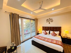 Bedroom in 4 BHK Builder Floor at Lajpat Nagar – for Rent