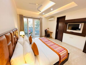 Bedroom in 4 BHK Builder Floor at Lajpat Nagar – for Rent