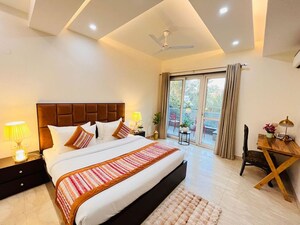 Bedroom in 4 BHK Builder Floor at Lajpat Nagar – for Rent