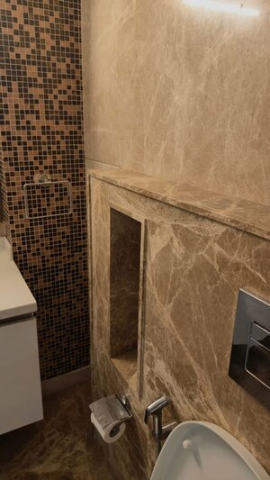 Bathroom in 3 BHK Builder Floor at New Friends Colony – for Rent