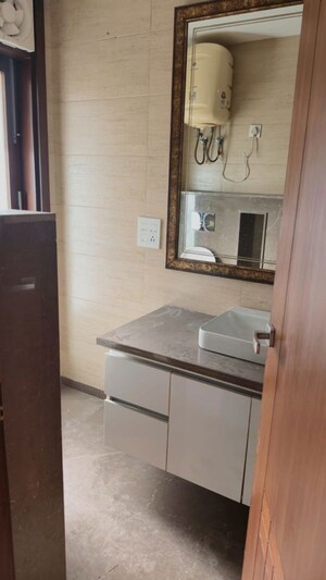 Kitchen in 3 BHK Builder Floor at New Friends Colony – for Rent