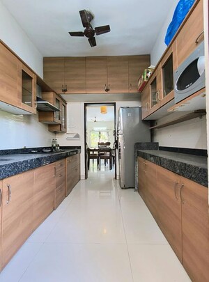 Kitchen in 3 BHK Apartment at B U Bhandari Chrrysalis Row House, Wagholi – for Rent
