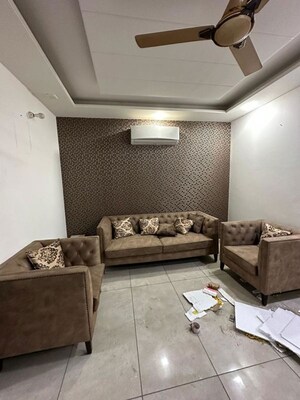 Living Room in 3 BHK Builder Floor at Dhakoli – for Rent