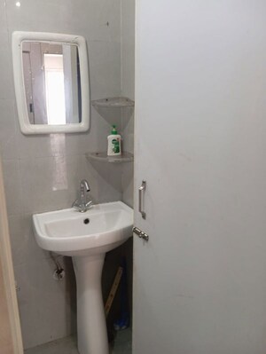 Bathroom in 3 BHK Builder Floor at Dhakoli – for Rent