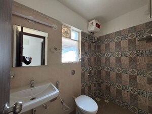 Bathroom in 2 BHK Apartment at Ganga Fernhill, Undri – for Rent