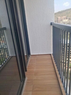 Balcony in 2 BHK Apartment at Damji Shamji Mahavir Spring Tulip Phase 1, Pokhran Road No Two – for Sale