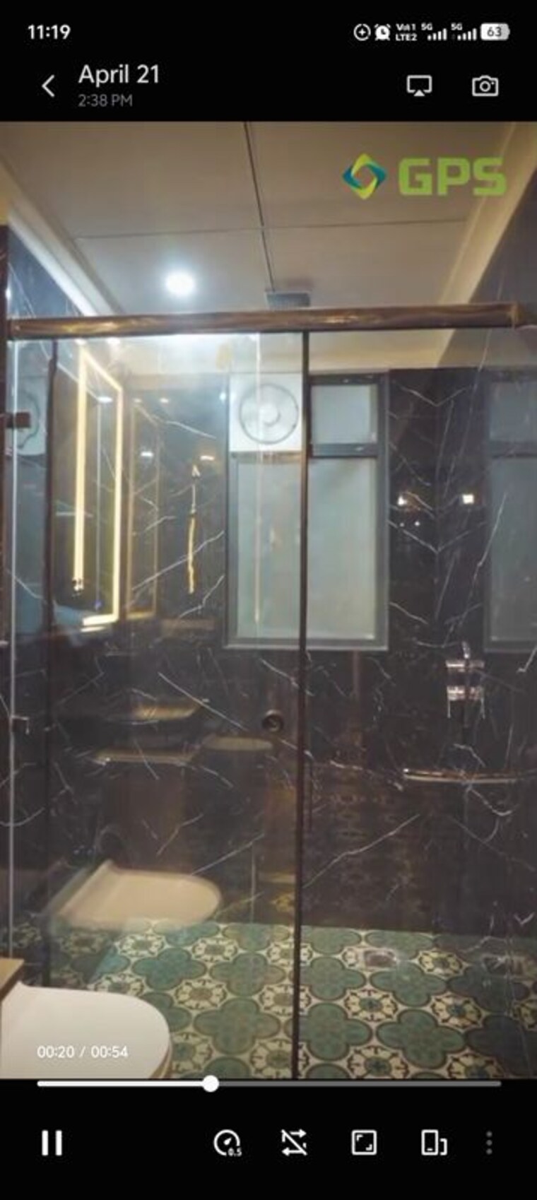 Bathroom, sector 83 3 Bedroom 1705 Sq.Ft. Builder Floor In Sector 83 Gurgaon 10333265