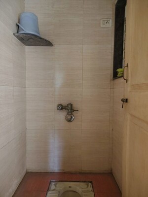 Bathroom in 1 BHK Apartment at Sanghvi Hills, Ghodbunder Road – for Sale