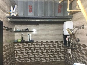 Washroom in 1 BHK Apartment at Kolshet Industrial Area – for Sale