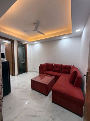 Living Room in 1 BHK Independent House at Saket – for Rent