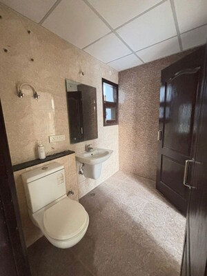 Bathroom in 3 BHK Builder Floor at Omaxe New Chandigarh, North Mullanpur – for Rent