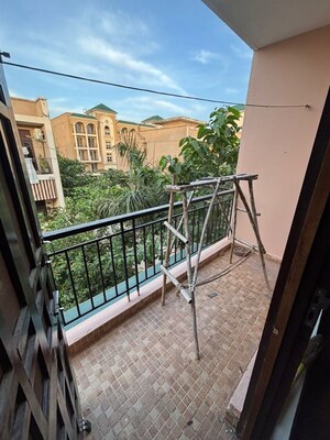 Balcony in 3 BHK Builder Floor at Omaxe New Chandigarh, North Mullanpur – for Rent