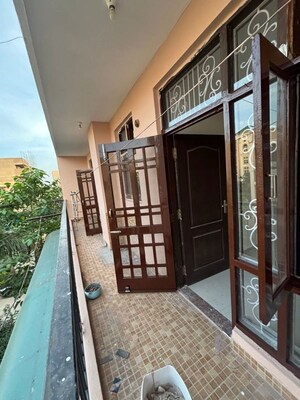 Balcony in 3 BHK Builder Floor at Omaxe New Chandigarh, North Mullanpur – for Rent