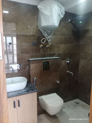 Bathroom in 3 BHK Builder Floor at Vasant Kunj – for Rent