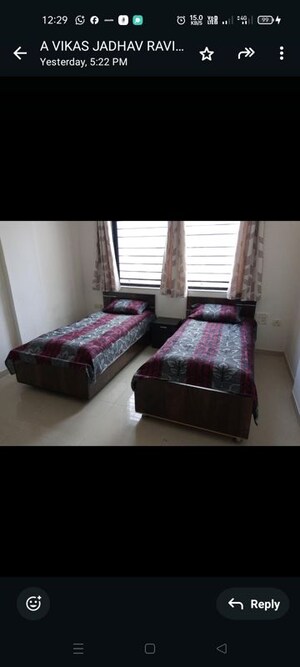 Bedroom in 3 BHK Apartment at Angal Palazzo Apartment, Balewadi – for Rent