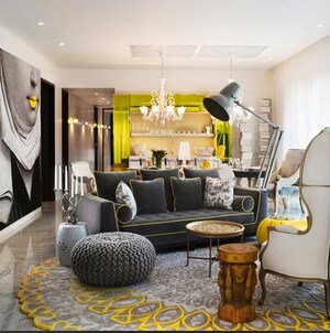 Living Room in 2 BHK Apartment at Lodha Evoq, Wadala – for Sale