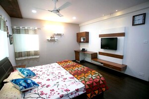 Bedroom in 3 BHK Apartment at Aparna Sarovar Grande, Nallagandla – for Rent