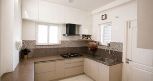 Kitchen in 3 BHK Apartment at Aparna Sarovar Grande, Nallagandla – for Rent