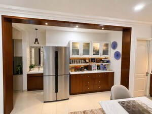 Living Room in 3 BHK Apartment at Aparna Sarovar Grande, Nallagandla – for Rent