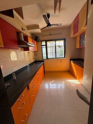 Kitchen in 2 BHK Apartment at Hyde Park Galaxy, Manpada – for Sale