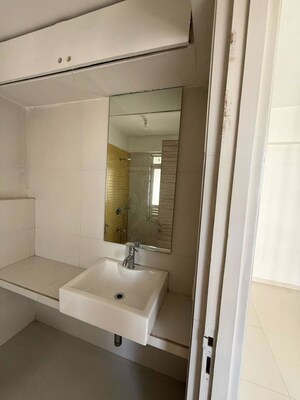 Bathroom in 2 BHK Apartment at Group Seven Rushi Heights, Goregaon East – for Rent