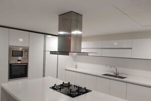 Kitchen in 3.5 BHK Apartment at Panchshil One North, Magarpatta City – for Rent