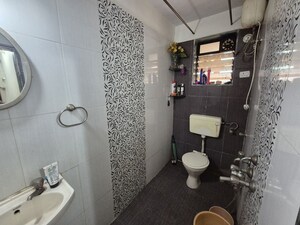 Bathroom in 1 BHK Apartment at Shree Swami Krupa Dhokali, Dhokali – for Sale
