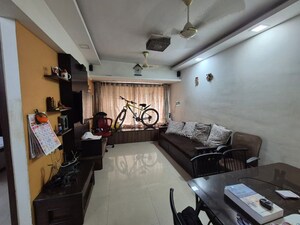 Living Room in 1 BHK Apartment at Shree Swami Krupa Dhokali, Dhokali – for Sale