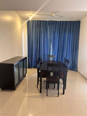 Dining area in 3.5 BHK Apartment at Panchshil One North, Magarpatta City – for Rent