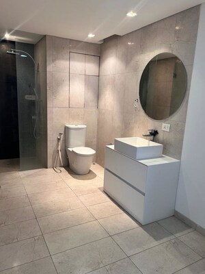 Bathroom in 3.5 BHK Apartment at Panchshil One North, Magarpatta City – for Rent