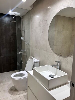 Bathroom in 3.5 BHK Apartment at Panchshil One North, Magarpatta City – for Rent