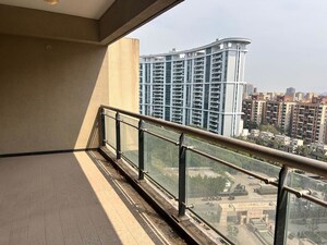 Balcony in 3.5 BHK Apartment at Panchshil One North, Magarpatta City – for Rent