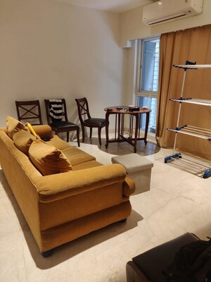 Living Room in 1 BHK Apartment at Omkar Meridia, Kurla West – for Rent