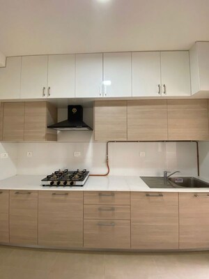 Kitchen in 3 BHK Apartment at Bhartiya Nikoo Homes Phase 2, Thanisandra Main Road – for Rent