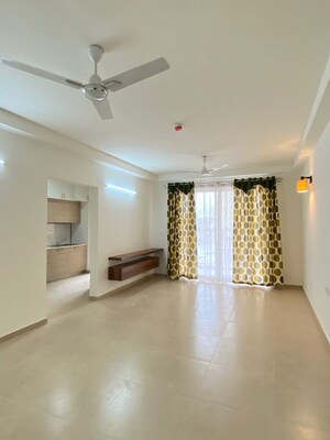 Living Room in 3 BHK Apartment at Bhartiya Nikoo Homes Phase 2, Thanisandra Main Road – for Rent