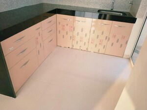 Kitchen in 2.5 BHK Apartment at Godrej Park Greens, Mamurdi – for Rent