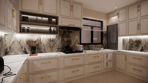 Kitchen in 3 BHK Apartment at T And T Eutopia Phase 1, Siddharth Vihar – for Sale