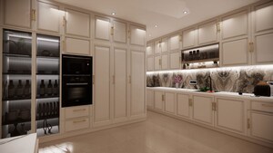 Kitchen in 3 BHK Apartment at T And T Eutopia Phase 1, Siddharth Vihar – for Sale