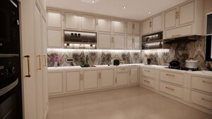 Kitchen in 3 BHK Apartment at T And T Eutopia Phase 1, Siddharth Vihar – for Sale