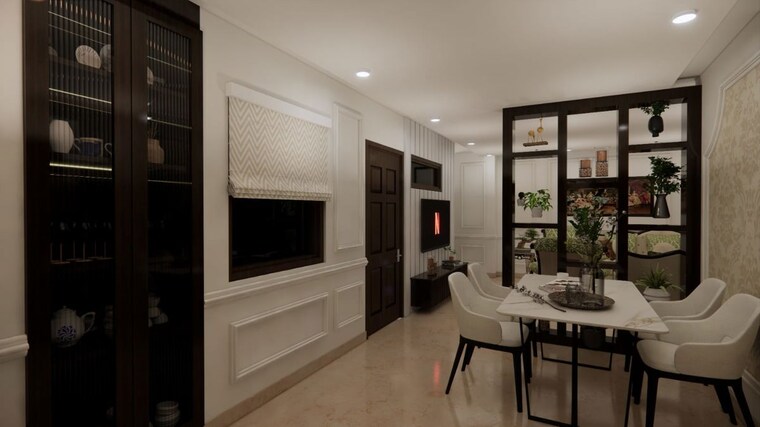 Kitchen, t-and-t-eutopia-phase-1 3 Bedroom 1550 Sq.Ft. Apartment In Siddharth Vihar Ghaziabad 10333896