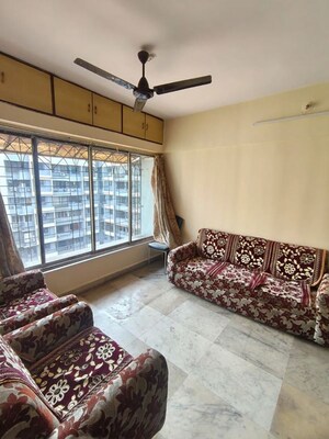 Living Room in 1 BHK Apartment at Manpada – for Rent