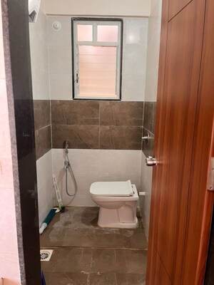 Bathroom in 3 BHK Apartment at Mangalam Signature, Moshi – for Rent