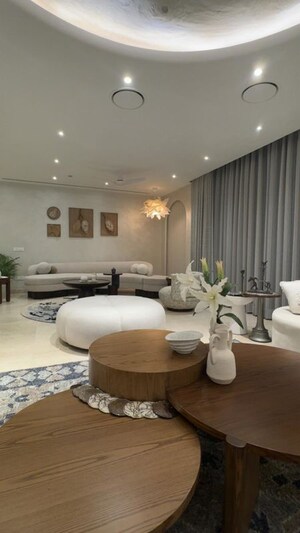 Living Room in 4 BHK Apartment at Suncity Platinum Towers, Sector 28 – for Sale