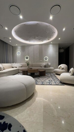 Living Room in 4 BHK Apartment at Suncity Platinum Towers, Sector 28 – for Sale