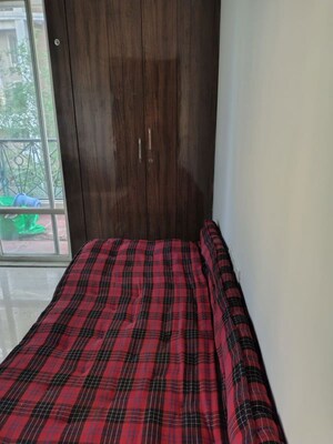 Bedroom in 2 BHK Apartment at Nyati Elan, Wagholi – for Rent