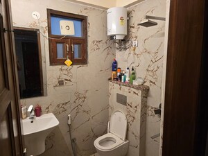 Bathroom in 3 BHK Builder Floor at Malibu Town – for Rent