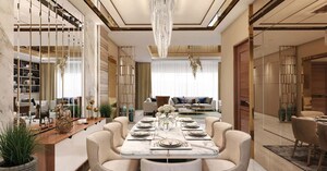 Dining area in 3 BHK Apartment at Tulip Monsella, Sector 53 – for Sale