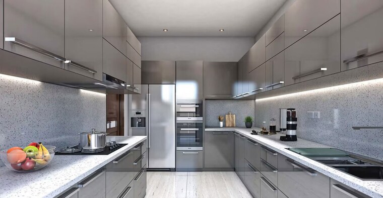 Kitchen, tulip-monsella 3 Bedroom 2892 Sq.Ft. Apartment In Sector 53 Gurgaon 10334012