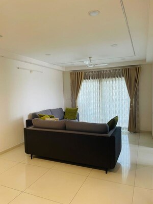 Living Room in 3 BHK Apartment at Rajapushpa Regalia, Kokapet – for Rent